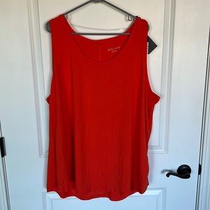 NWT Ava & Viv Orange Tank.
